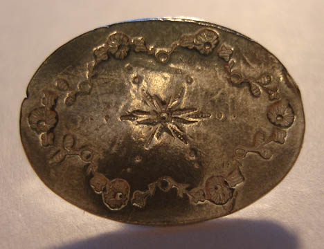 Cuff Link Palm Tree Style